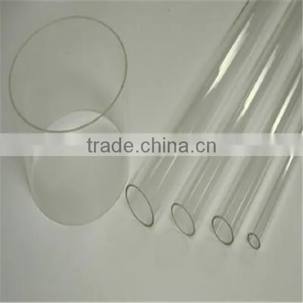 transparent acrylic tube/clear hollow acrylic tube