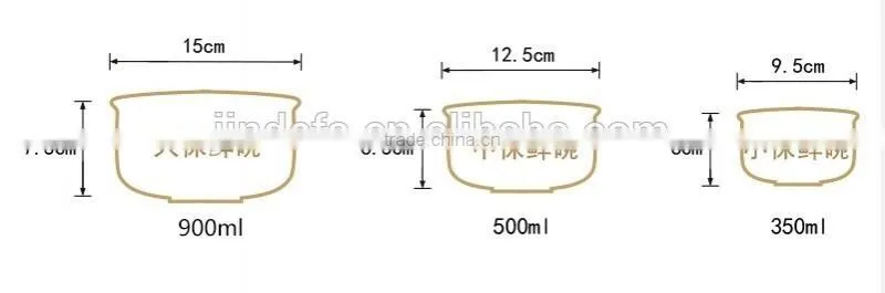 procelain fresh bowl