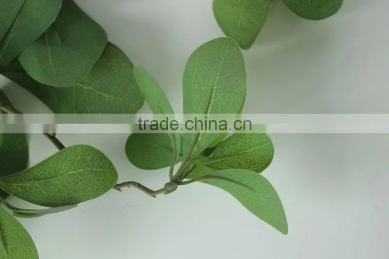 China indoor/outdoor fake leaf branch NEW design artificial mistletoe leaf brach
