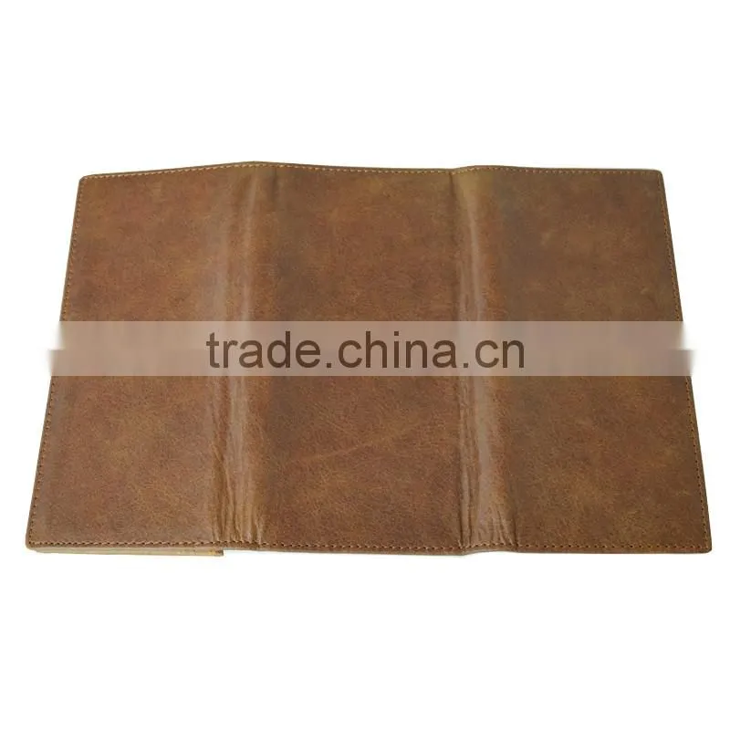 Promotion gifts crazy horse leather long credit card wallet men with coin pocket