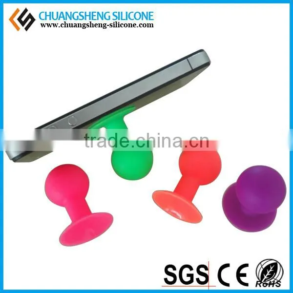 Round head octopus head silicone mobile phone holder