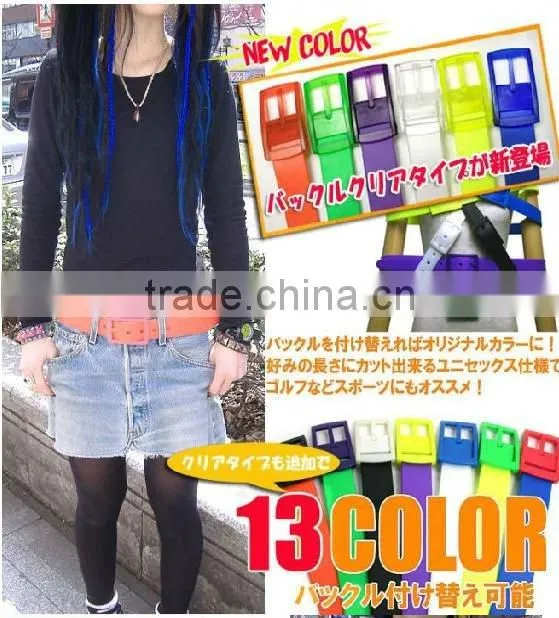 Candy Color Silicone Rubber Golf Belt