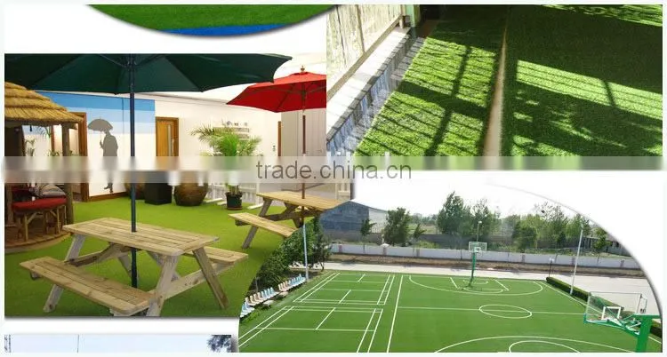 three tones environmental friendly PE monofilament Artificial Grass