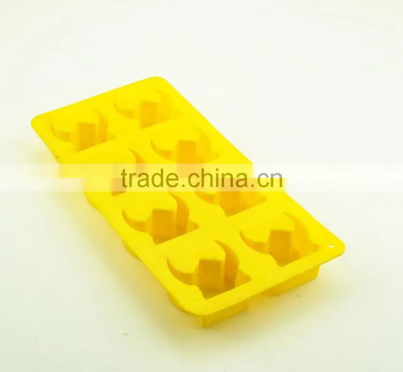 11195 cow head shaped silicone chocolate mould and mold