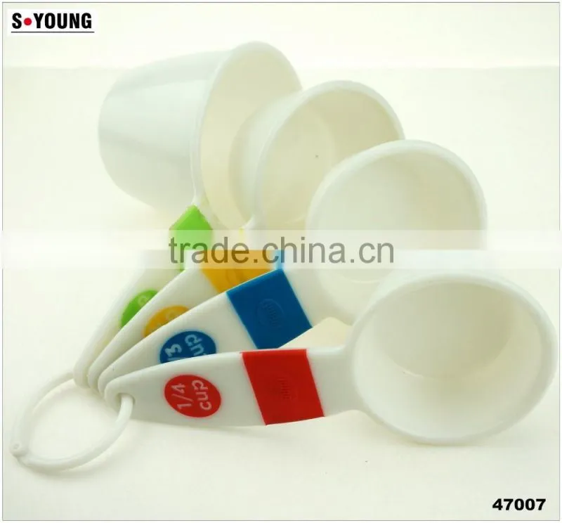 47007 4pcs Plastic Kitchen Measuring Spoon