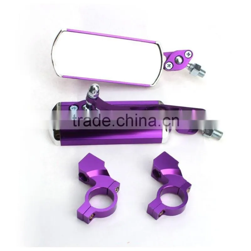 Pair Aluminum Bike Mirror Mountain Bicycle Rearview Handlebar End Rear Back View