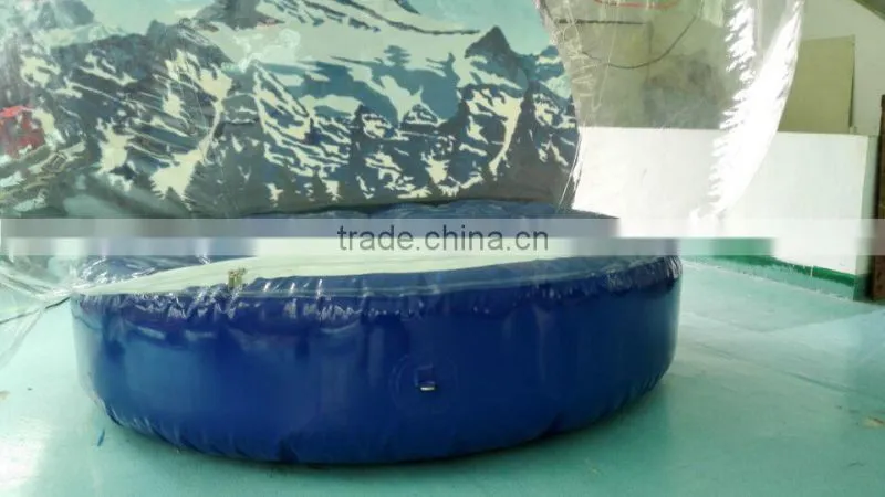 Clearly inflatable snow globe tent with high quality
