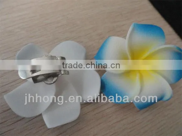 Frangipani shoe clips for the decoration of shoes/clothes/garget accessory