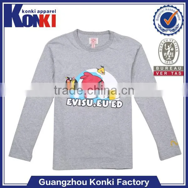 Wholesale Breathable long sleeve slim fit tshirt