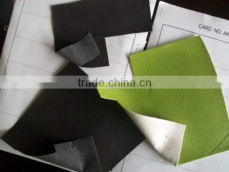 PVC artificial leather stocklot For Furniture, bag, sofa