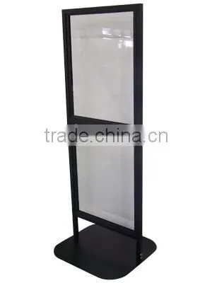 Black double tier pop up displays