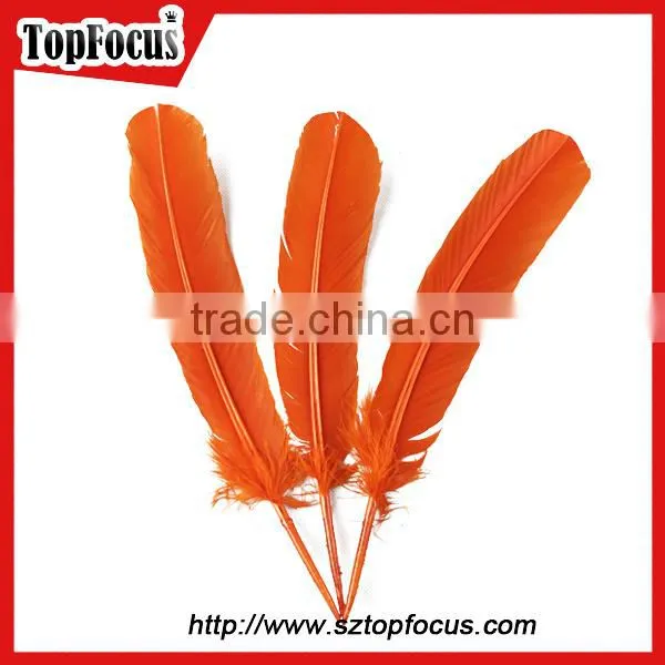 Factory prices wholesale prime quality dyed turkey wing feather
