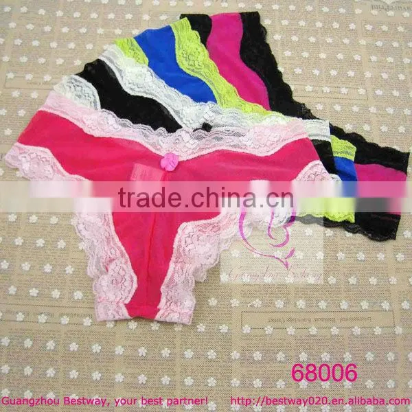 Wholesale fashion young sexy transparent ladies underwear