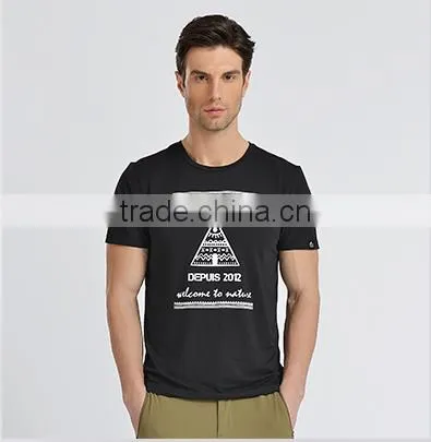 plain machine washable man t-shirt with high quality