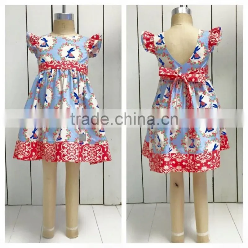 Littler Girls Easter Holiday Bunny Dress Little Rabbit Cute Dress For Kids
