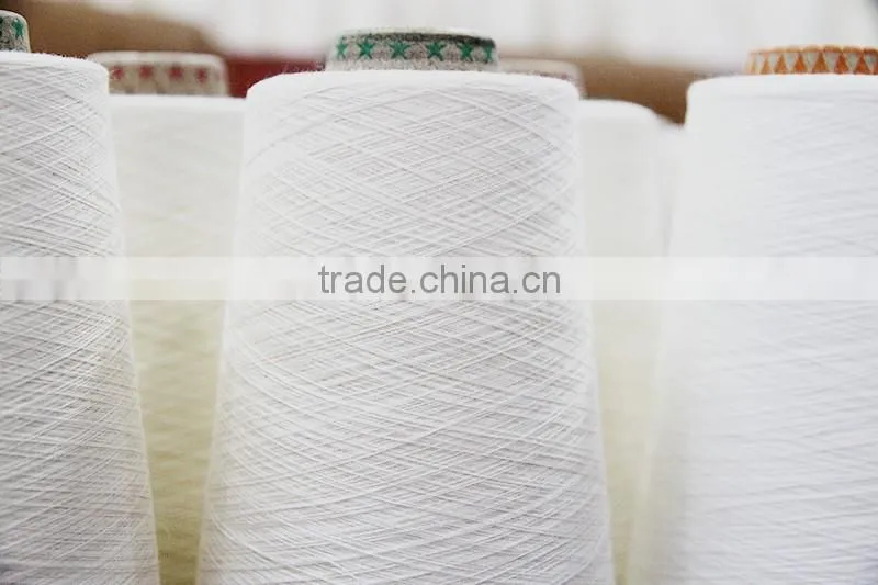Low price free sample Ne20s 26s 30s 32s 40s 50s 60s 80s polyester yarn for sewing lot in stock