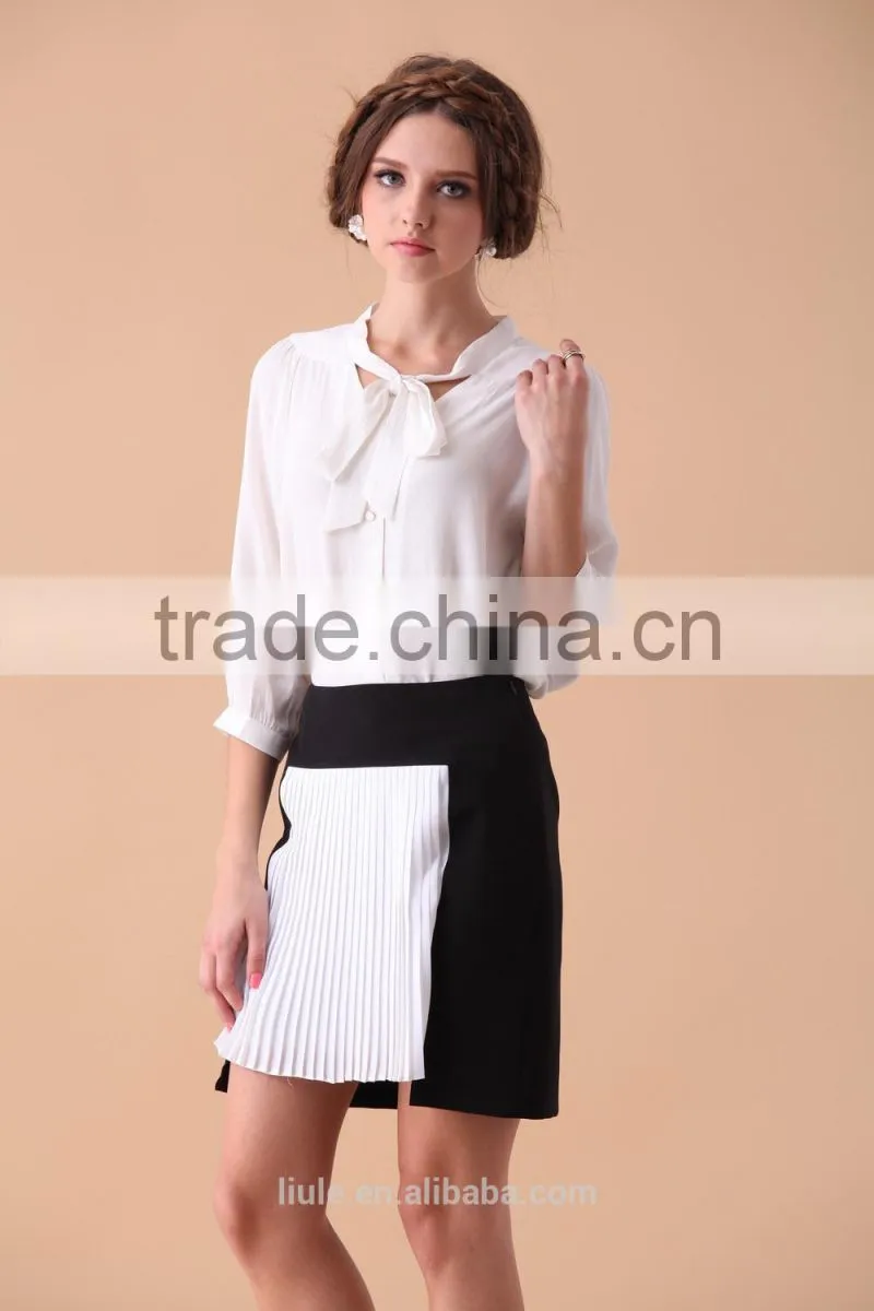 Top selling korea fashion casual skirt new styles office skirt for ladies