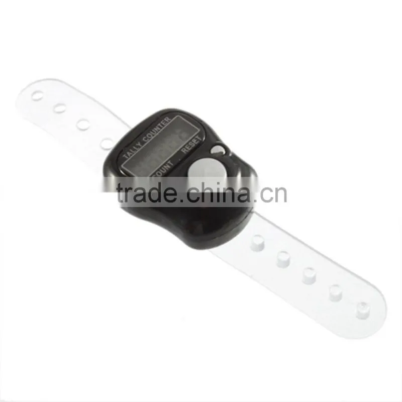 black Brand 5 digit Digital Hand Held Tally Counter Brand LCD Electronic screen display finger counter