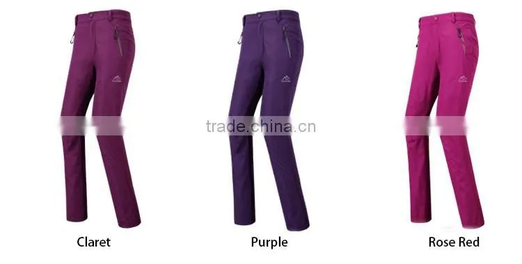 waterproof windproof womens & mens softshell camping pants