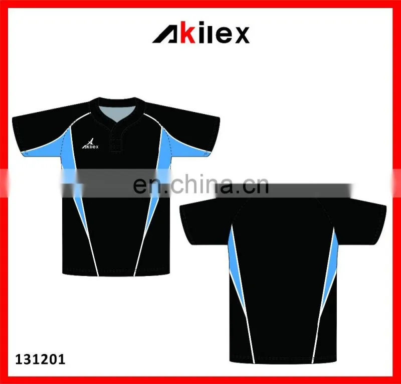 High end trendy sublimation customized rugby jersey