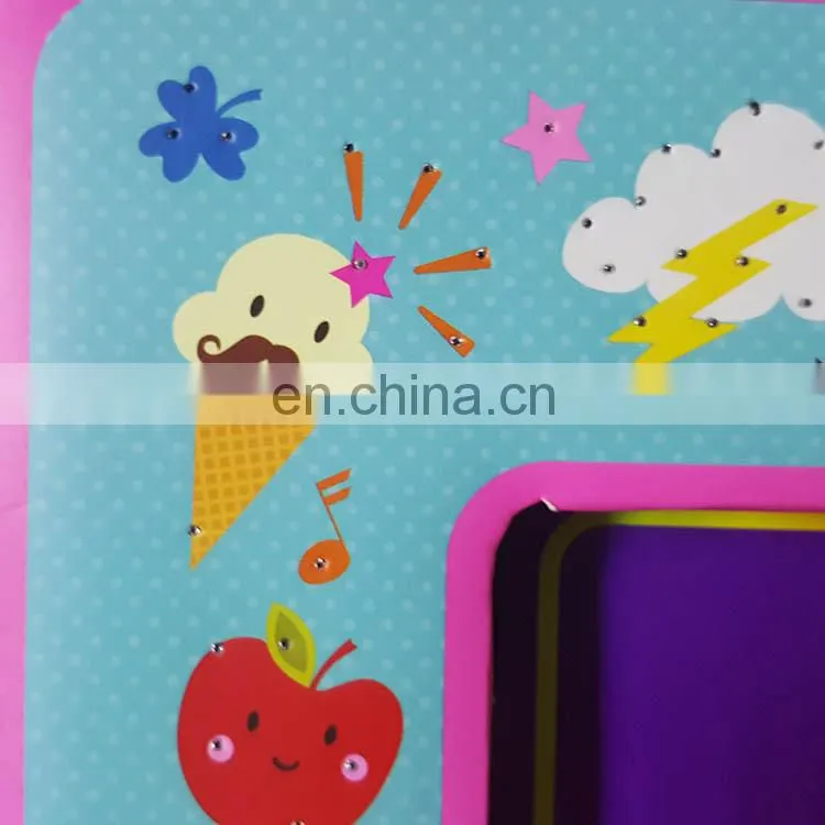 high quality customized pattern color photo frame night light for home decor
