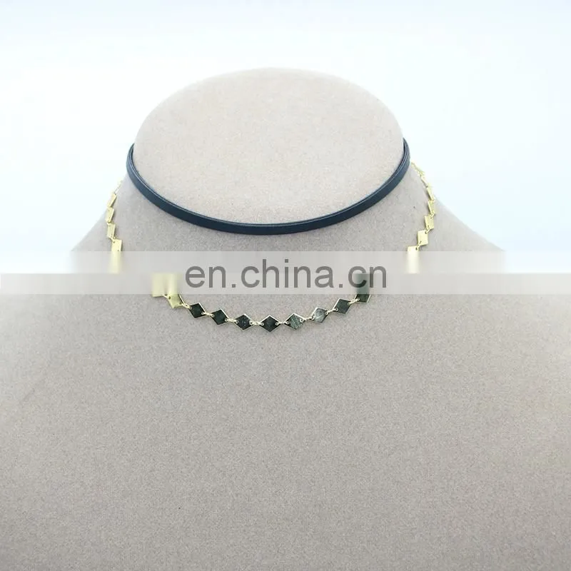 Fashion long chain necklaces thin chain choker necklace