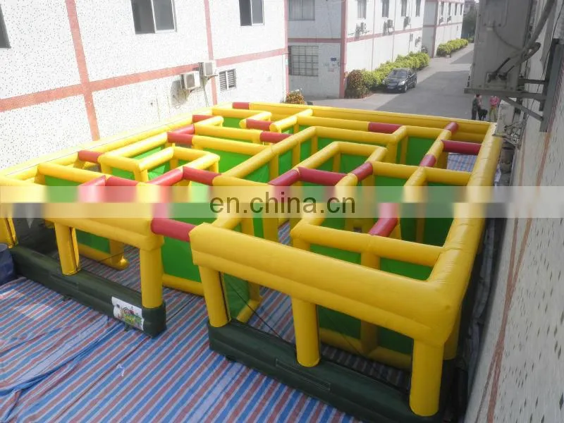 Laser tag inflatable maze /children's games