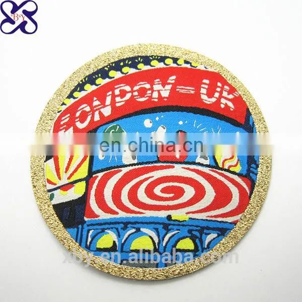 Shoulder badge Custom woven iron on patches