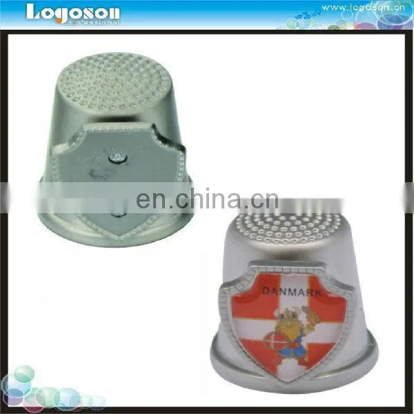 custom collection denmark and brazil souvenirs metal sewing souvenir thimbles