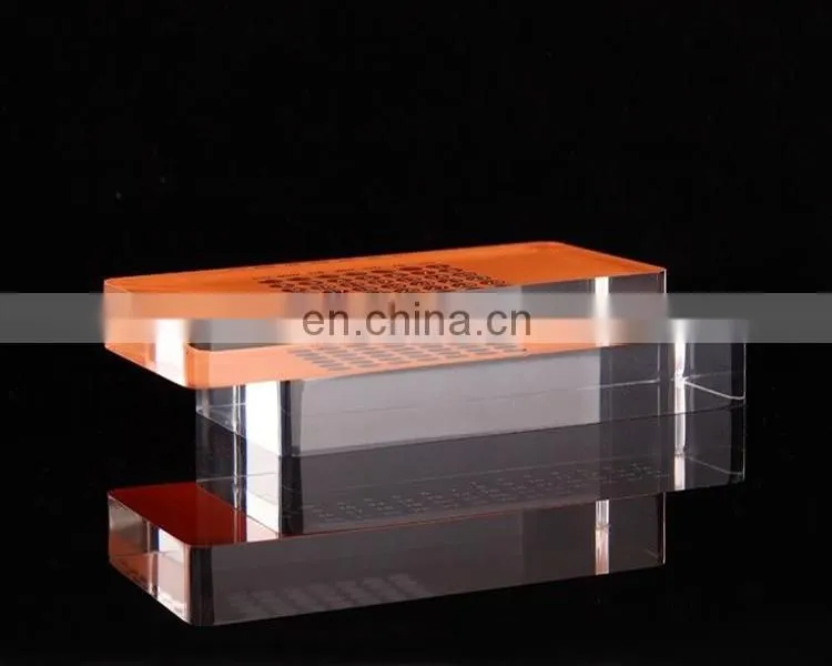 PMMA Perpetual Calendar Block Acrylic Tabletop Perpetual Calendar Block