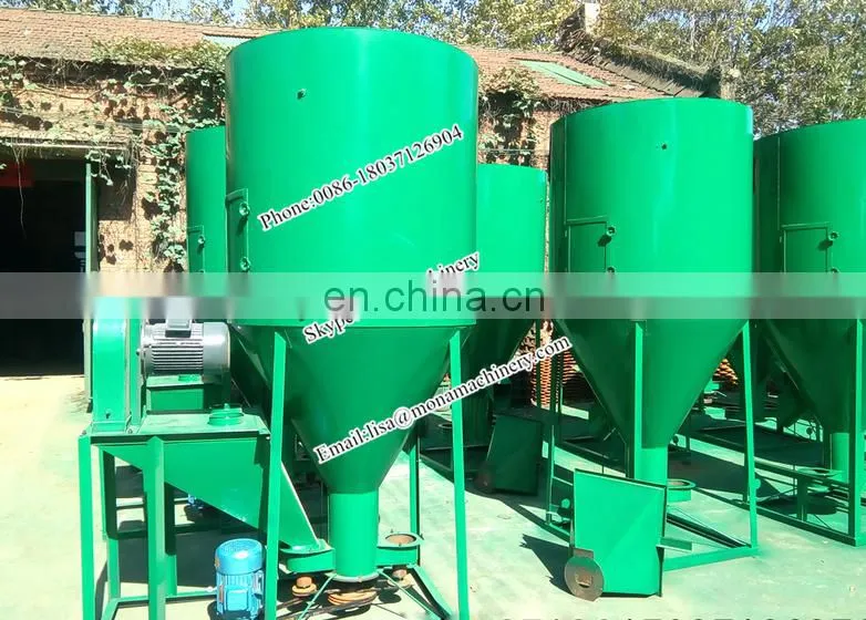 High quality fodder mixing equipment/feedstuff crushing machine/animal feed grinding machine
