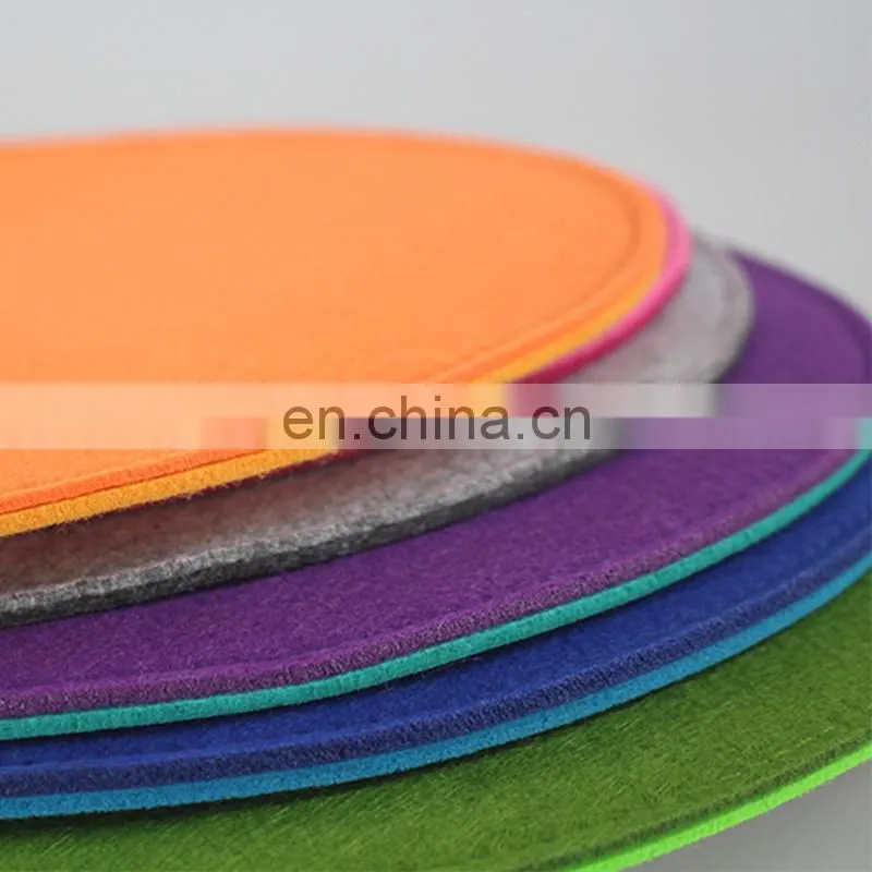Double sides round felt seat cushion /seat mat/seat pads