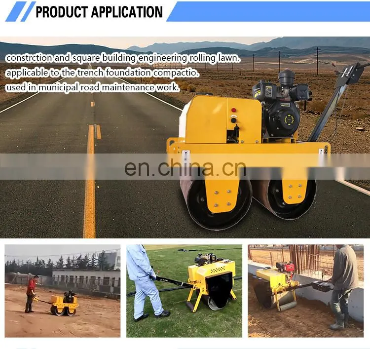 5% discount for mini new road roller price double wheel vibratory road roller for sale price