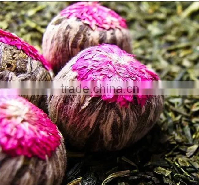 China Jasmine pearls Flowering Tea, handmade and natural blooming tea