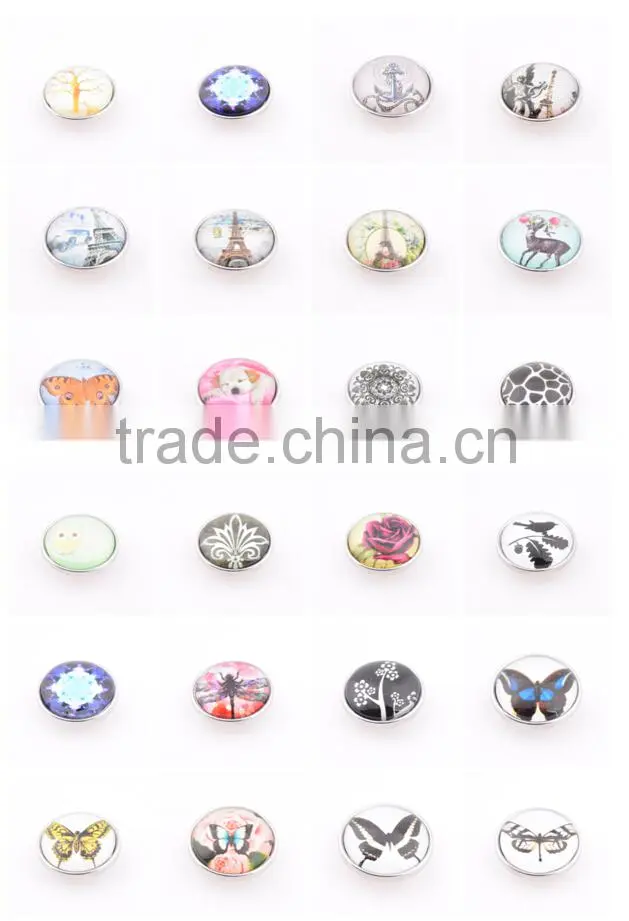unique push button snap for leather bracelet XKZ0470