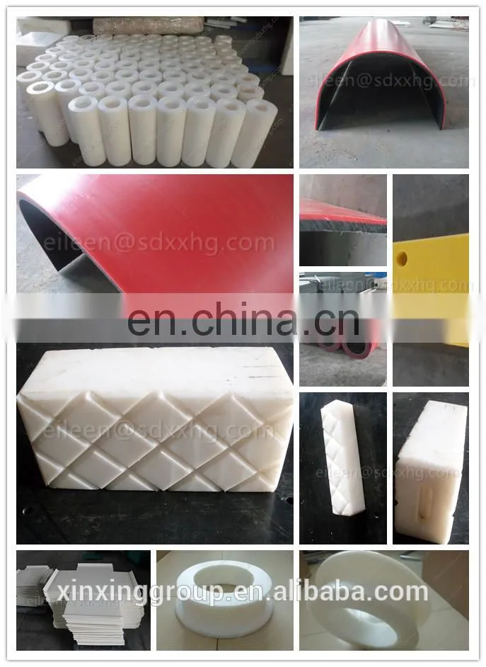 specialized impact bar/impact bed with pu bars/(1524mmx100mmx75mm) conveyor impact bar
