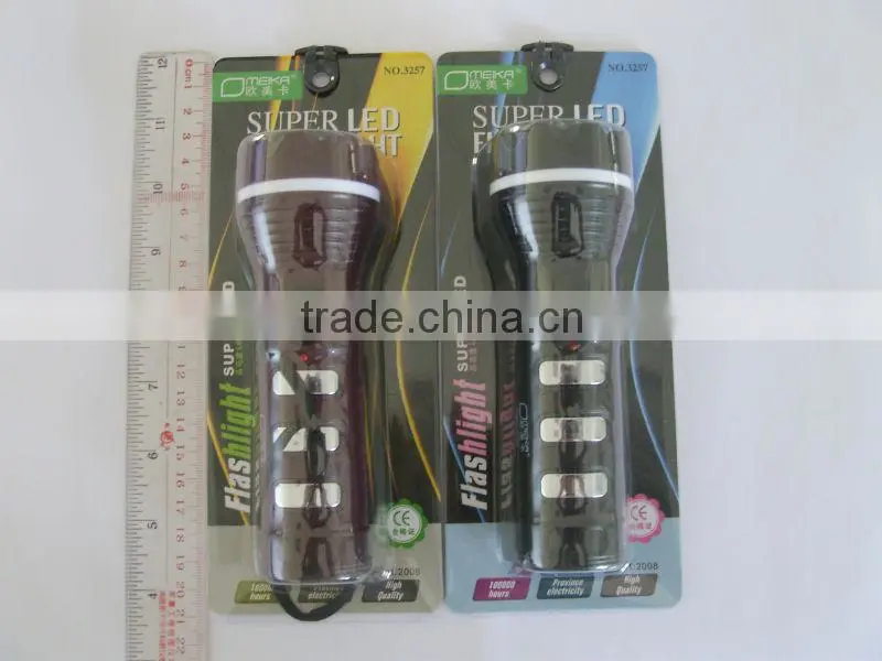 ABS Plastic LED torch element 3 watt led flashlight