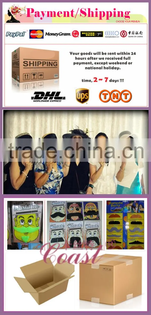 party supplies fake mustache Christmas party products fake beard