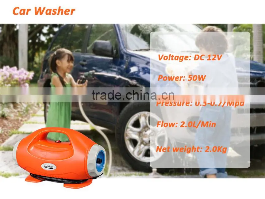 (73032) 12 litre 50 walt electric portable 12VDC car socket car wash pump
