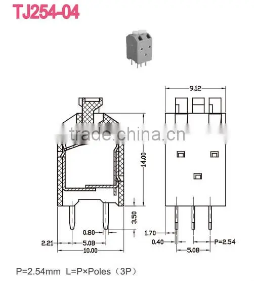 PCB Spring terminal blocks