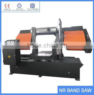 Automatic cutter double-column metal straight cutting band saw pulleys
