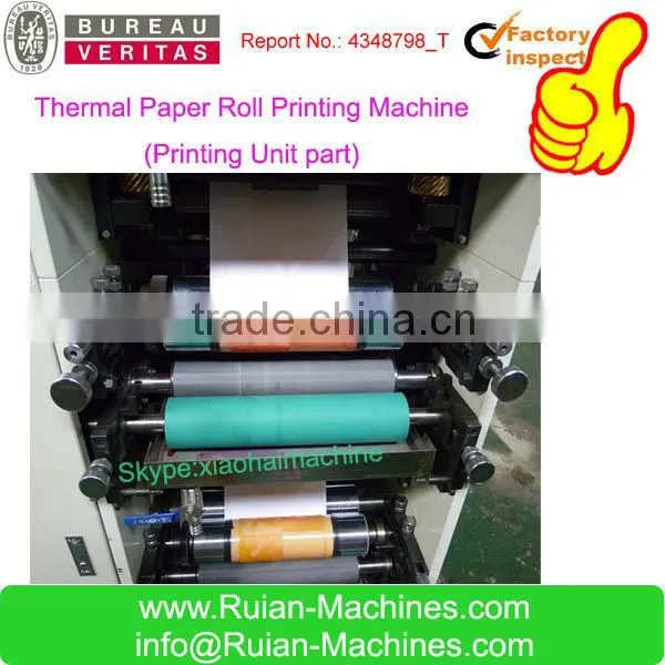 New Type 4 Color Flexo Thermal Paper Roll Printing Machine