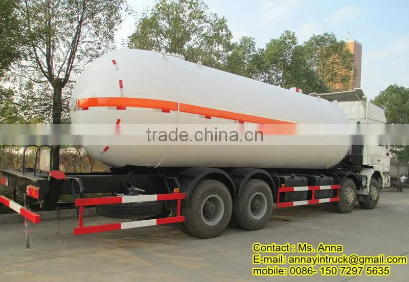 20-35CBM Shacman 8x4 336hp LPG tank truck LPG storage truck lpg tanker transportation truck
