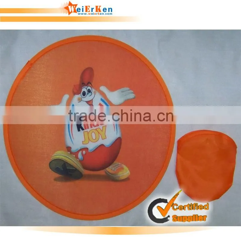 Customized foldable frisbee