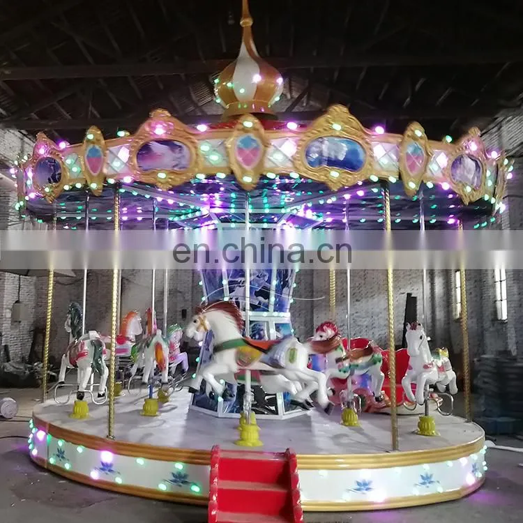 Top amusement children play kids games carousel machine for sale price