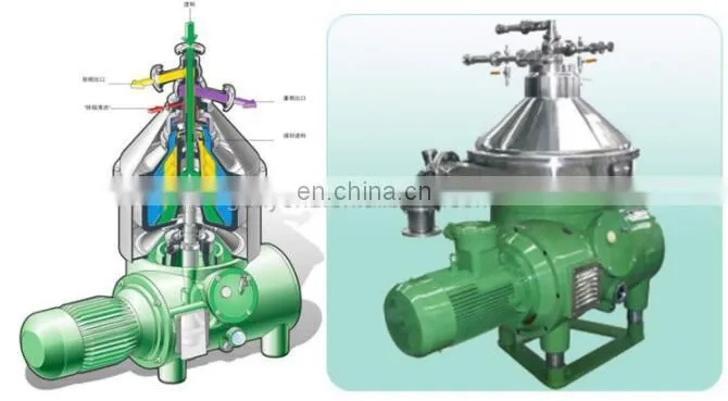 Factory Dairy cream clarifier cow milk Degreasing machine milk fat cream separator separating machine with auto slag removal