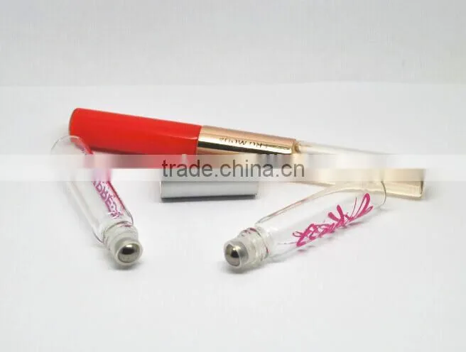 double end glass container,roll on glass vial 2*5ml
