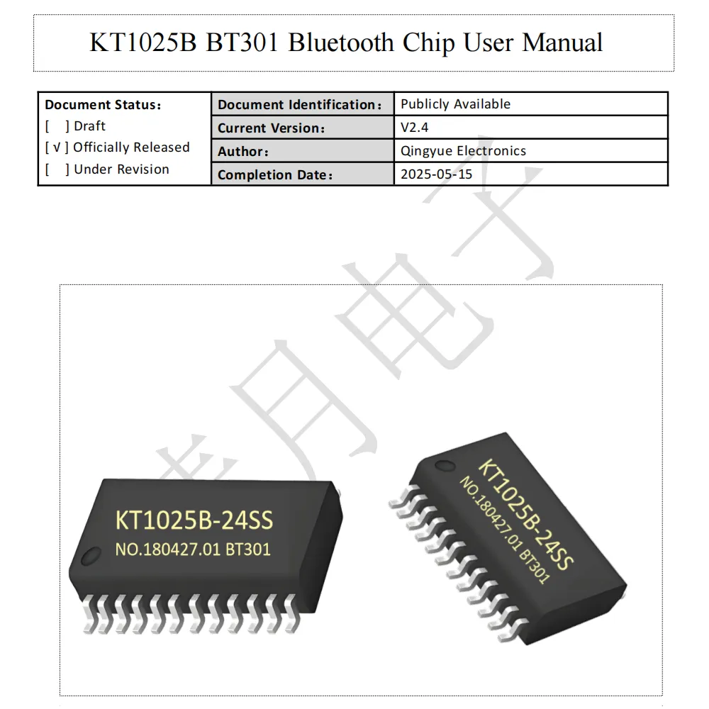 KT1025B BT301 03