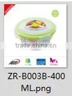 1000ml square Collapsible Silicone Food Container