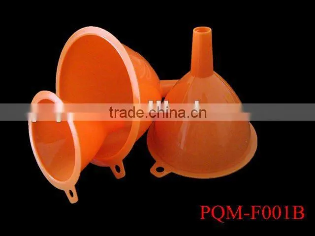 3 pieces plastic oil funnel set 001B